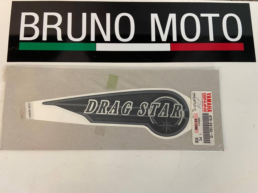 Emblema dragstar 650 1997 1999 4TR2416210 Yamaha