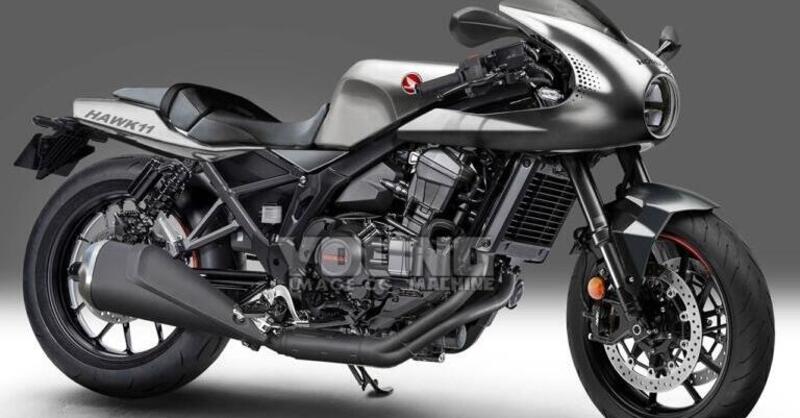 Honda CB 1100 Hawk, il render dal giappone