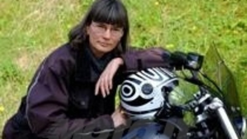 Motor Bike Expo: Barbara Timme e il suo Caberg Riviera 