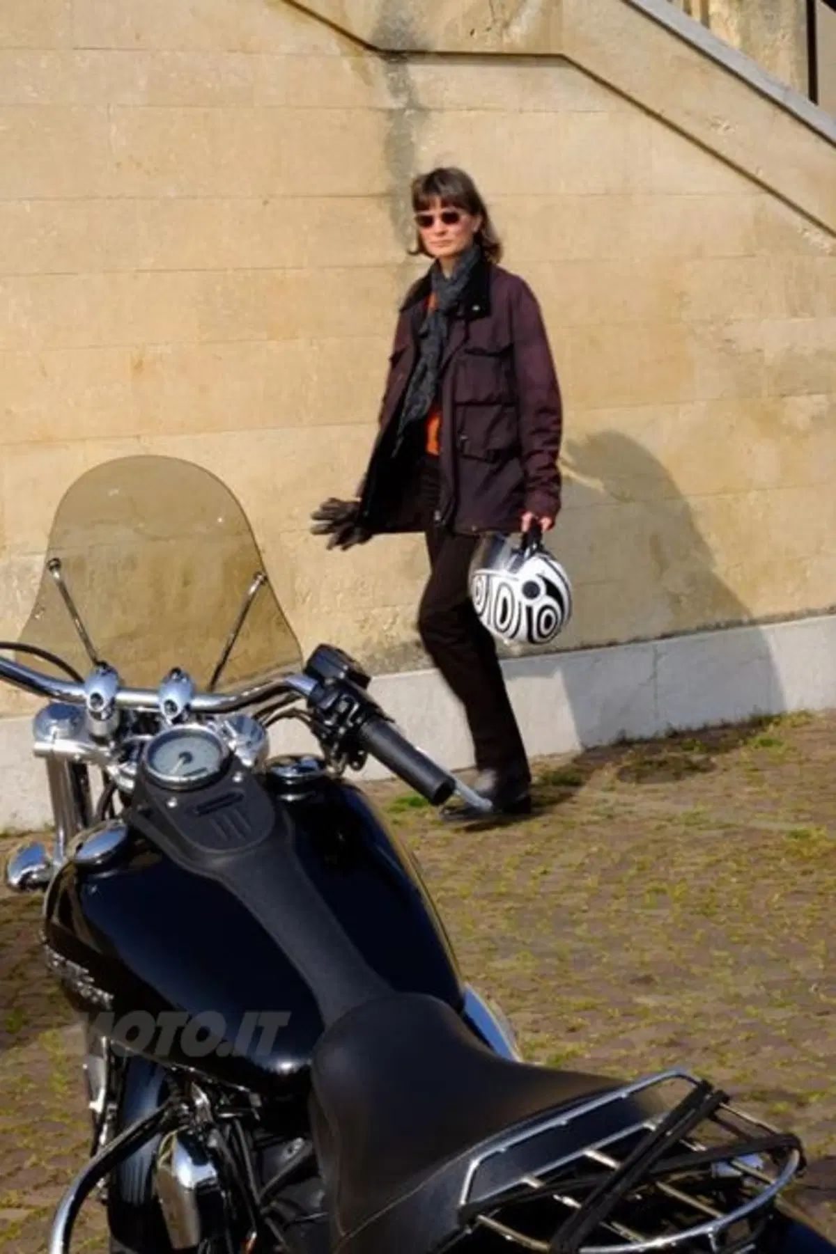 Motor Bike Expo: Barbara Timme e il suo Caberg Riviera  (5)