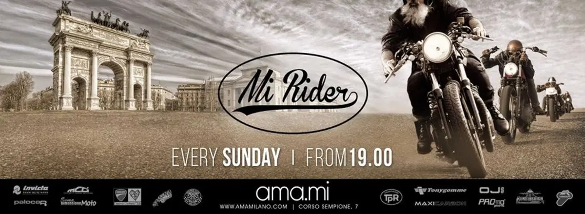 Mi Rider, riparte l'aperitivo Biker di Milano