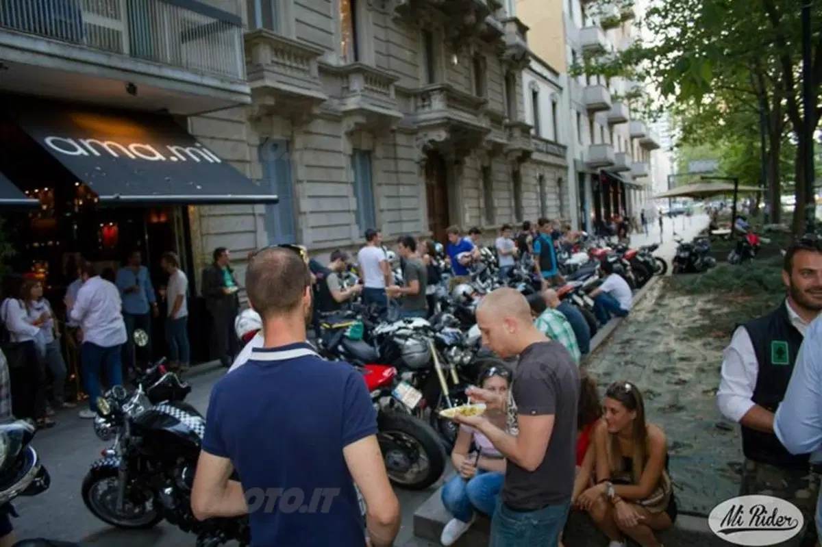 Mi Rider, riparte l'aperitivo Biker di Milano (2)