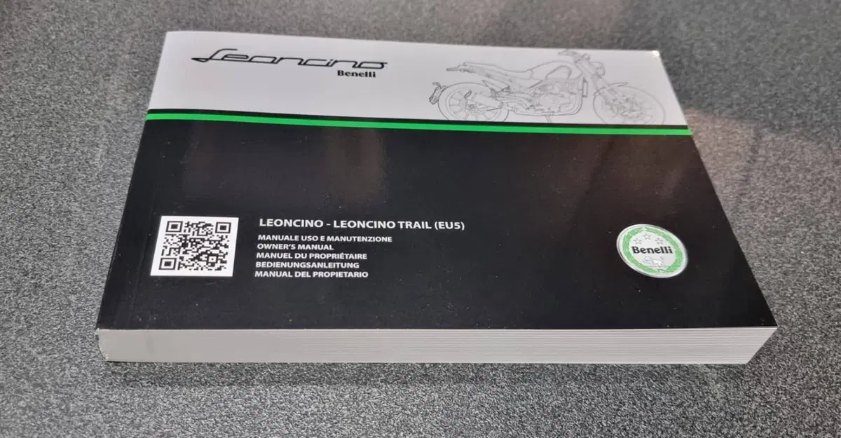 USO E MANUTENZIONE MANUALE BENELLI LEONCINO-LEONCI