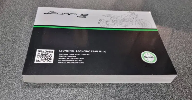 USO E MANUTENZIONE MANUALE BENELLI LEONCINO-LEONCI