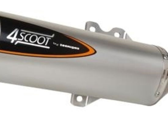 Impianto di scarico completo Tecnigas 4Scoot per Vespa GTS 300 