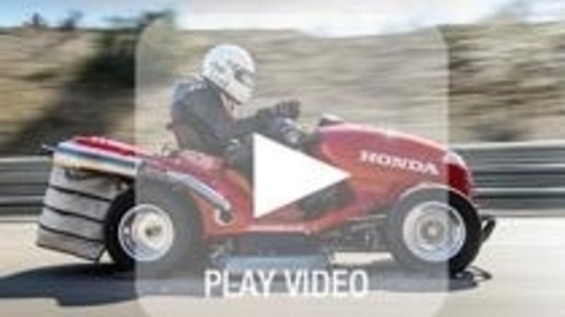 Honda Mean Mower, il tosaerba da Guinness ha il motore della VTR 1000