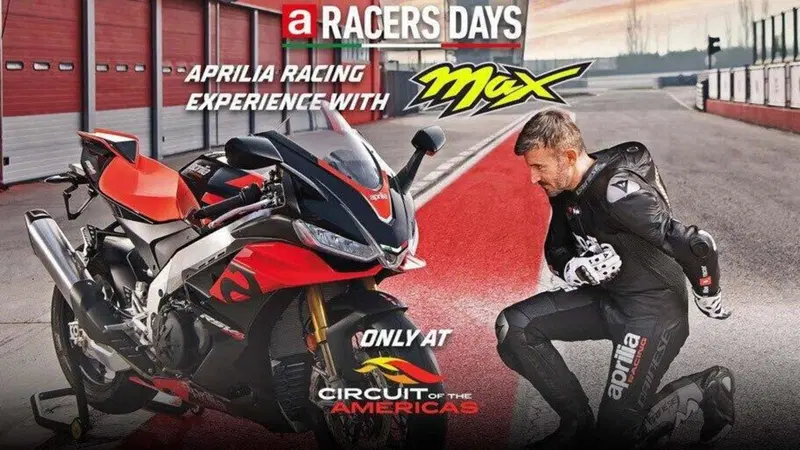Aprilia ti porta in pista con Max Biaggi