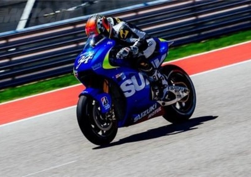 Schwantz prova la Suzuki MotoGP: &quot;Pronta per correre&quot; 