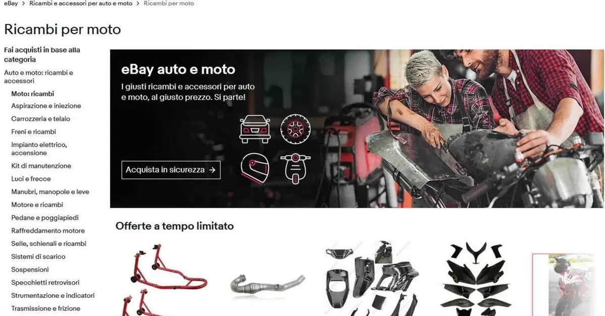 Guida all'acquisto: togliamo alla motocicletta la ruggine dell'inverno con eBay