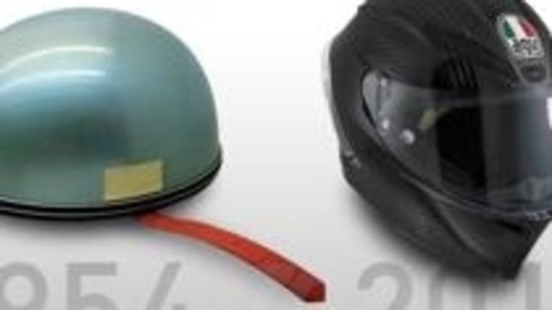 AGV: 60 anni fa il primo casco in fibra