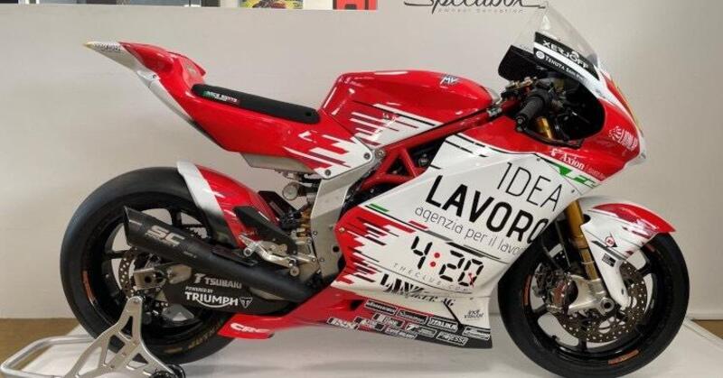 Volete una Moto2? All&#039;asta la MV Agusta di Aegerter