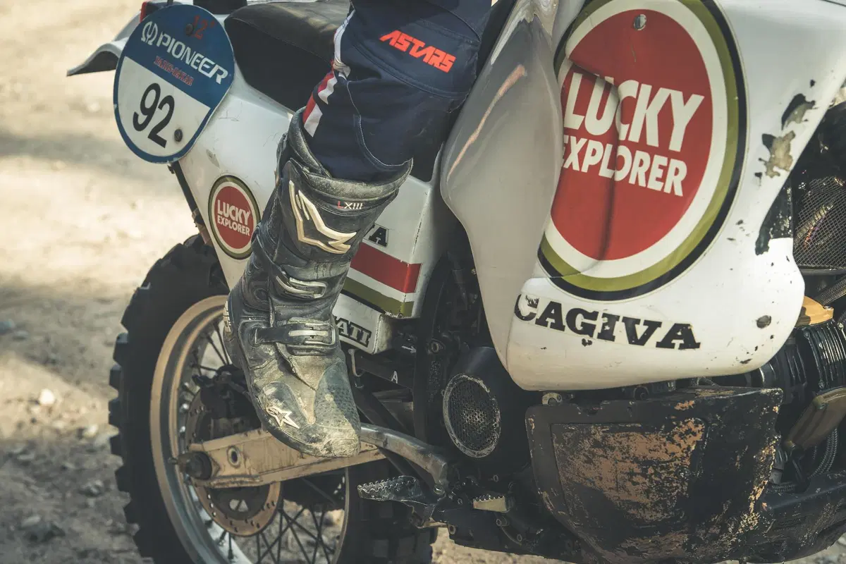 Abbiamo guidato la Cagiva Elefant 900 di Edi Orioli. Un test youngtimer esclusivo: che bomba! (18)