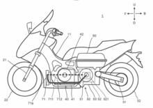 Yamaha, brevetti di scooter ibridi