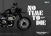 La Triumph Scrambler di 007 in vendita... come NFT