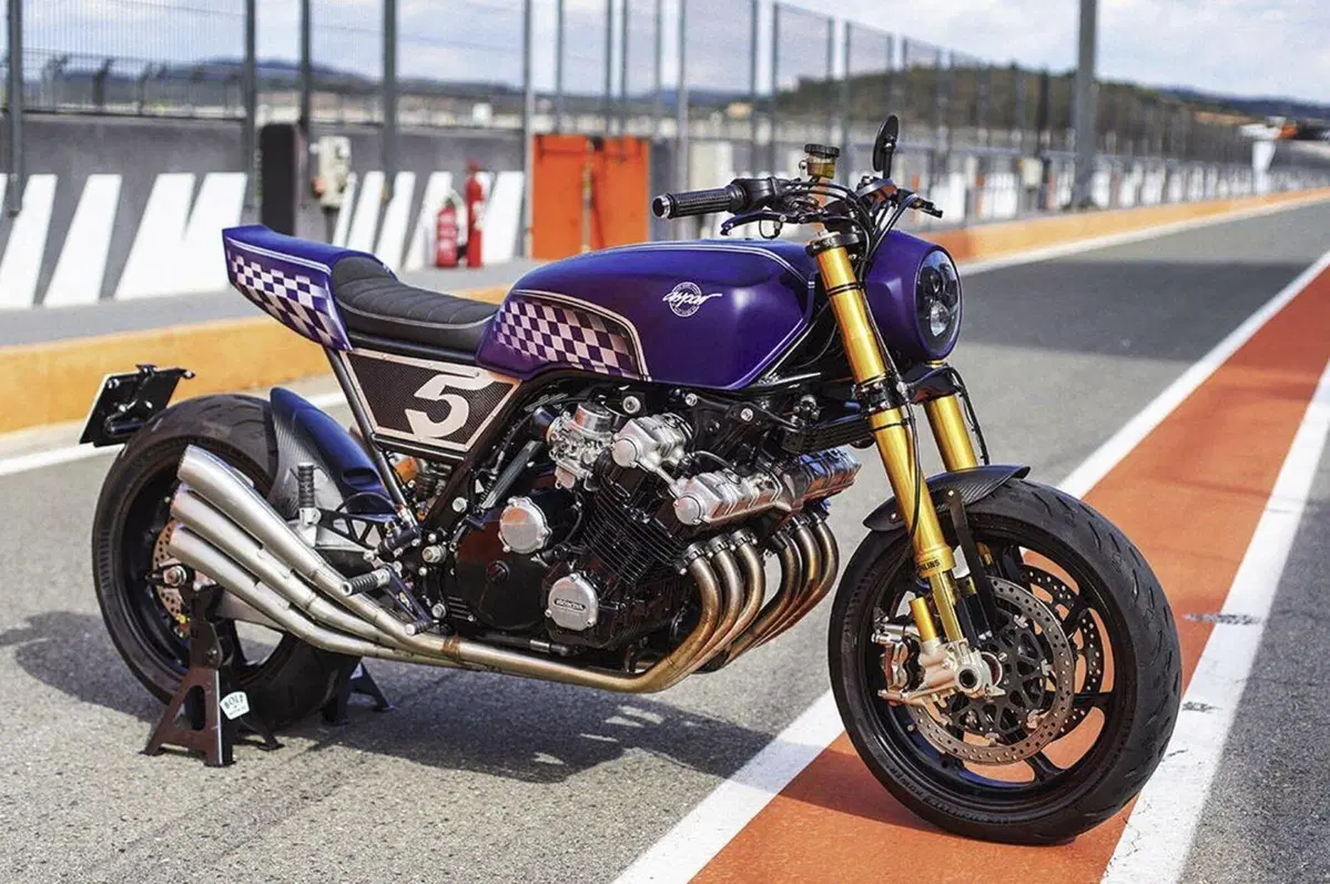 La Honda CBX1000, un po' Aprilia MotoGP, di Jorge 'Aspar' Martinez (4)