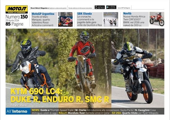 Magazine n° 150, scarica e leggi il meglio di Moto.it