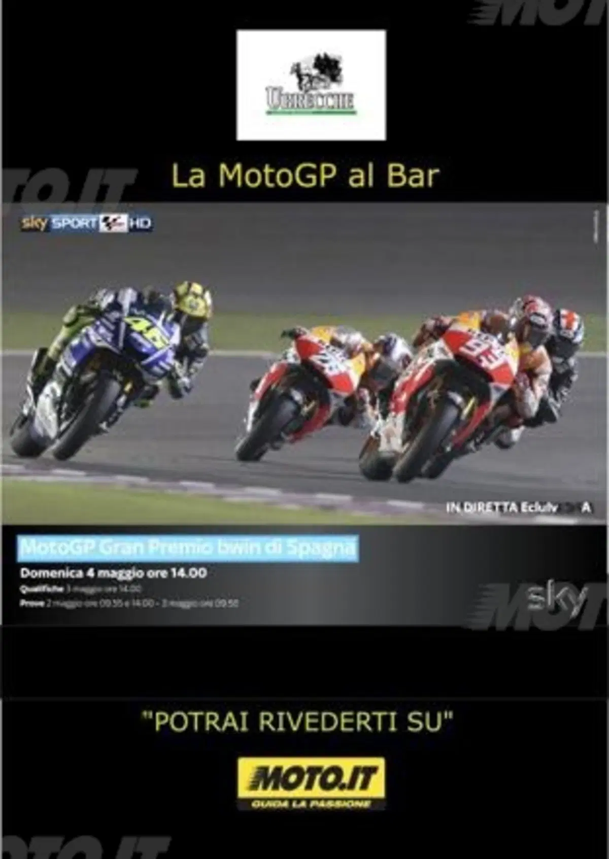 Il GP di Le Mans al bar. Qualifiche e gara all'Ubrecche di Alassio