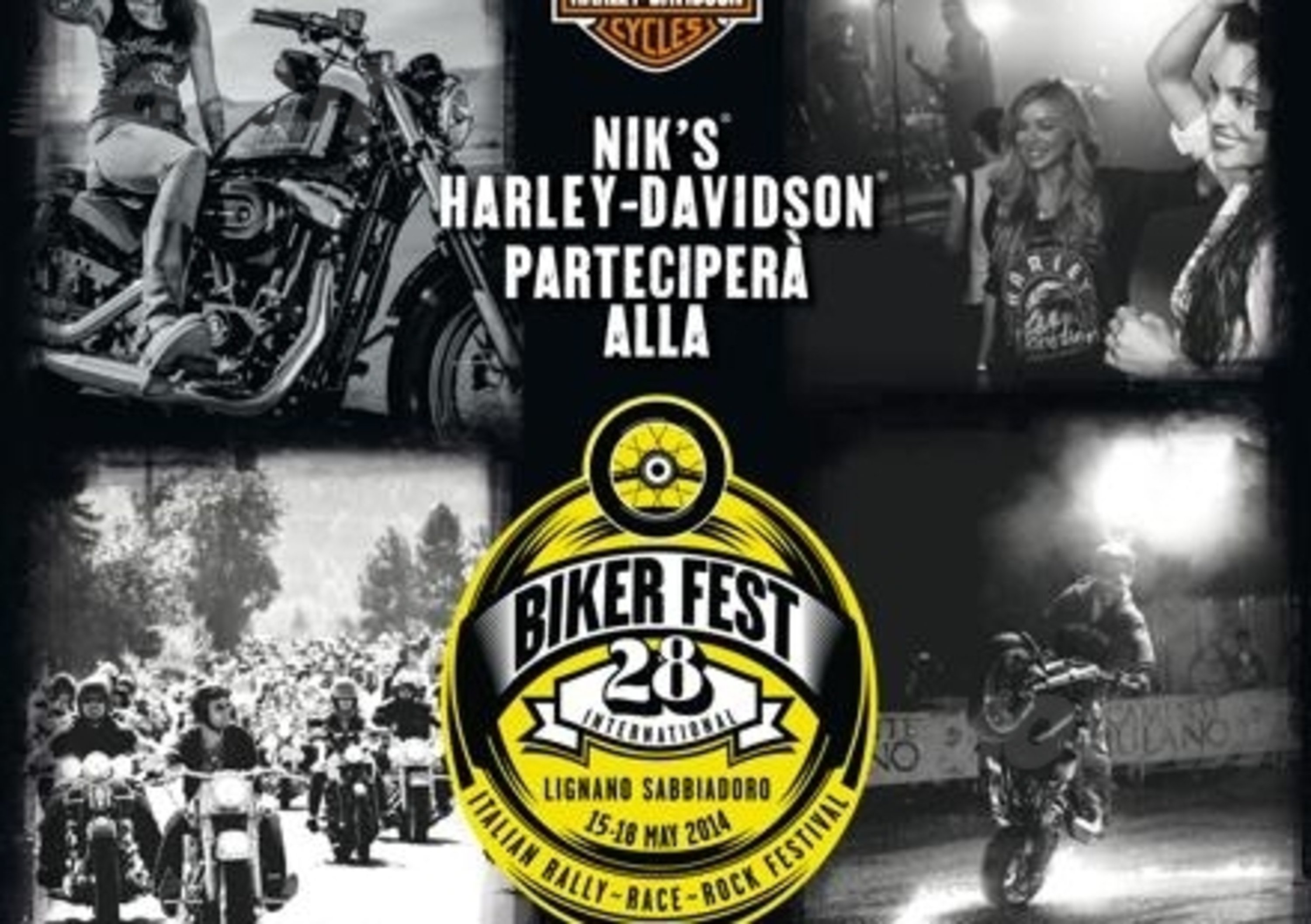 Biker Fest 2014: la concessionaria Nik&rsquo;s Harley-Davidson rappresenter&agrave; la Casa di Milwaukee