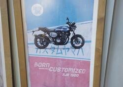POSTER YAMAHA VINTAGE IN LEGNO