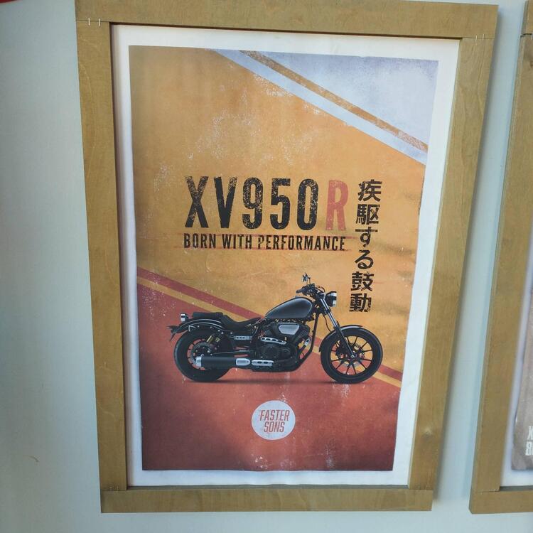 POSTER YAMAHA VINTAGE IN LEGNO (3)