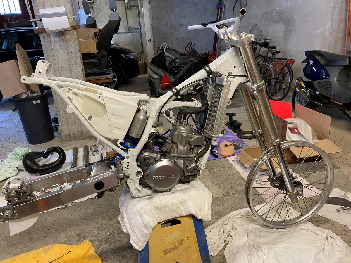 Restaurando: Honda CR 2050 2 tempi del 1994 (13)