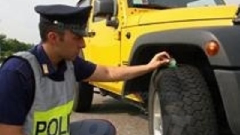 Vacanze sicure 2014: al via 10.000 controlli della Polizia Stradale ai pneumatici 