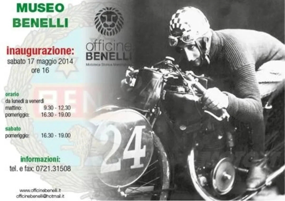 Museo delle &ldquo;Officine Benelli&rdquo;, sabato 17 maggio l'inaugurazione
