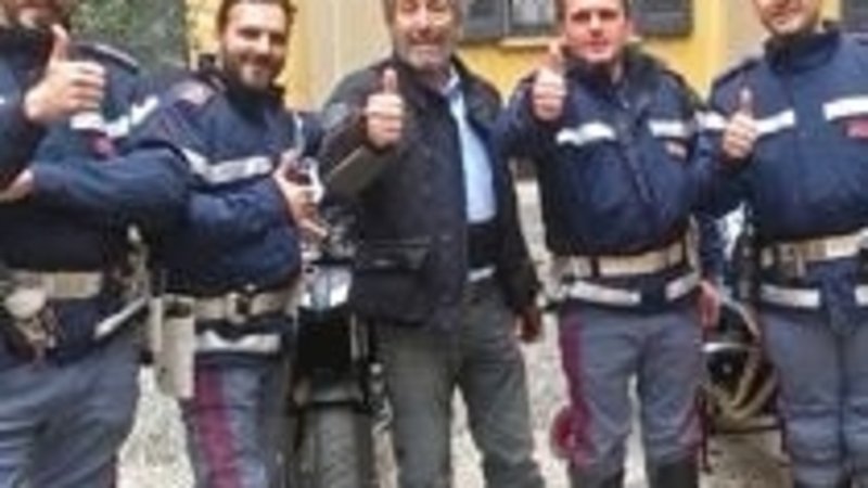 Dainese e BMW rimettono in moto i poliziotti della Questura di Milano