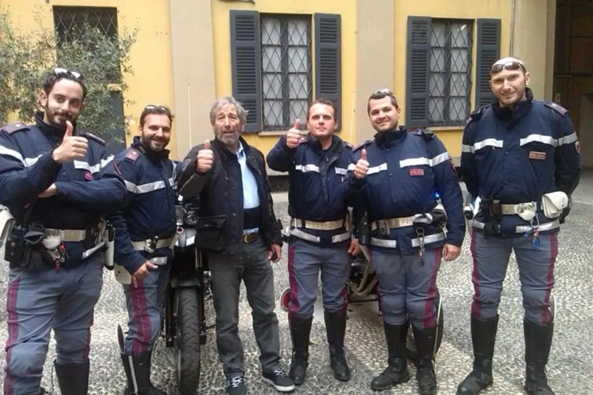 Dainese e BMW rimettono in moto i poliziotti della Questura di Milano
