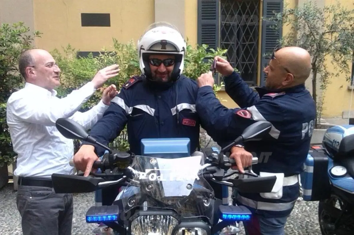 Dainese e BMW rimettono in moto i poliziotti della Questura di Milano (5)