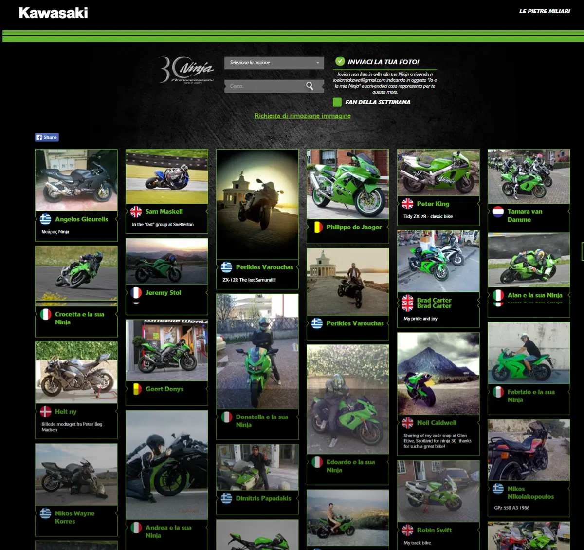 Kawasaki: Ninja30.com, il mini-sito dedicato all’anniversario della Ninja (3)