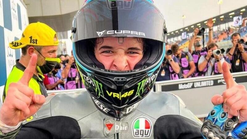 MotoGP 2022, GP Qatar, Celestino Vietti leader solitario vince in Moto2