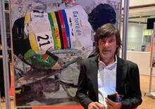 Il campione di ciclismo Gianni Bugno investito da un harleysta a Monza