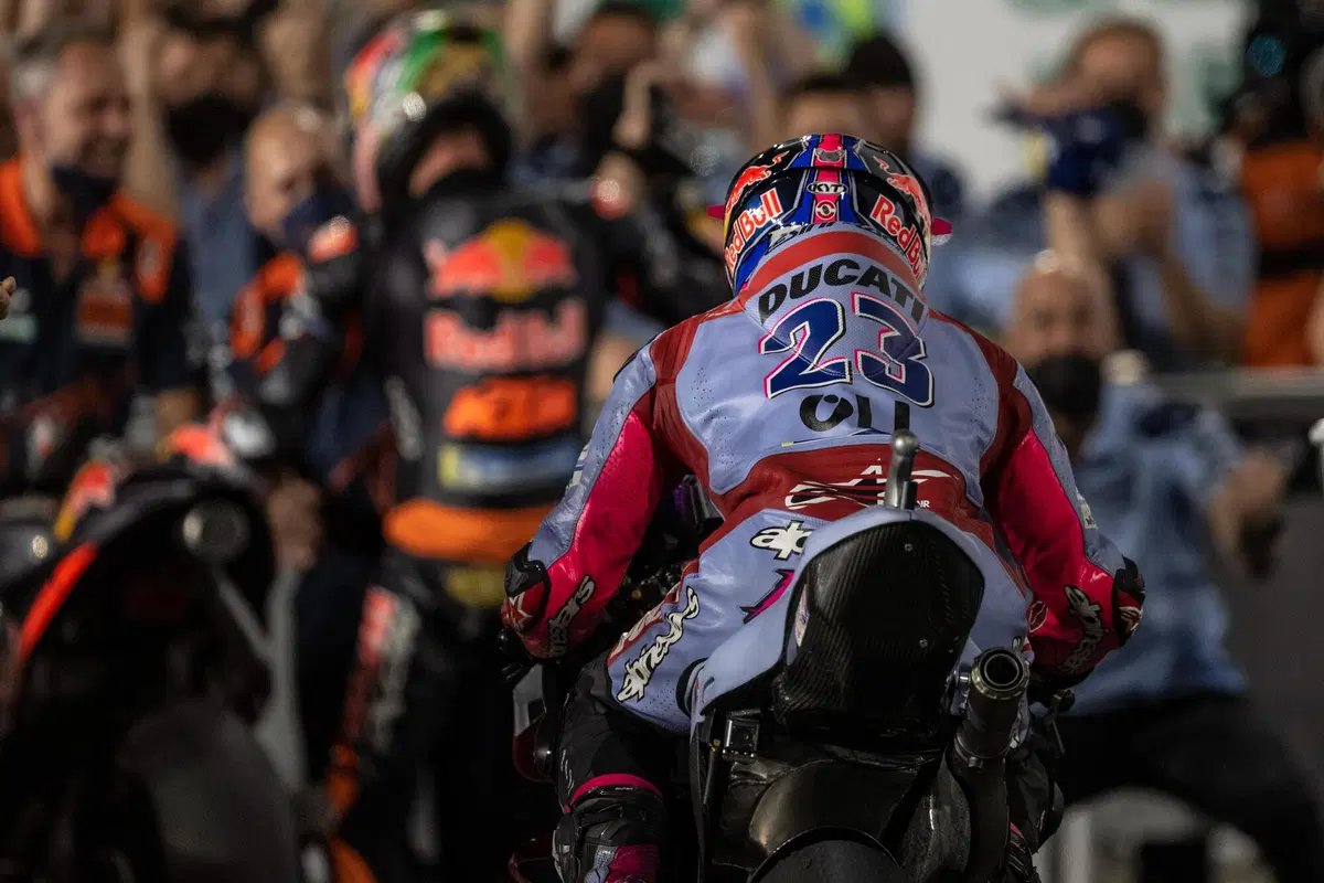 MotoGP 2022, GP Qatar, le più belle foto della tripletta italiana in Qatar [GALLERY] (10)