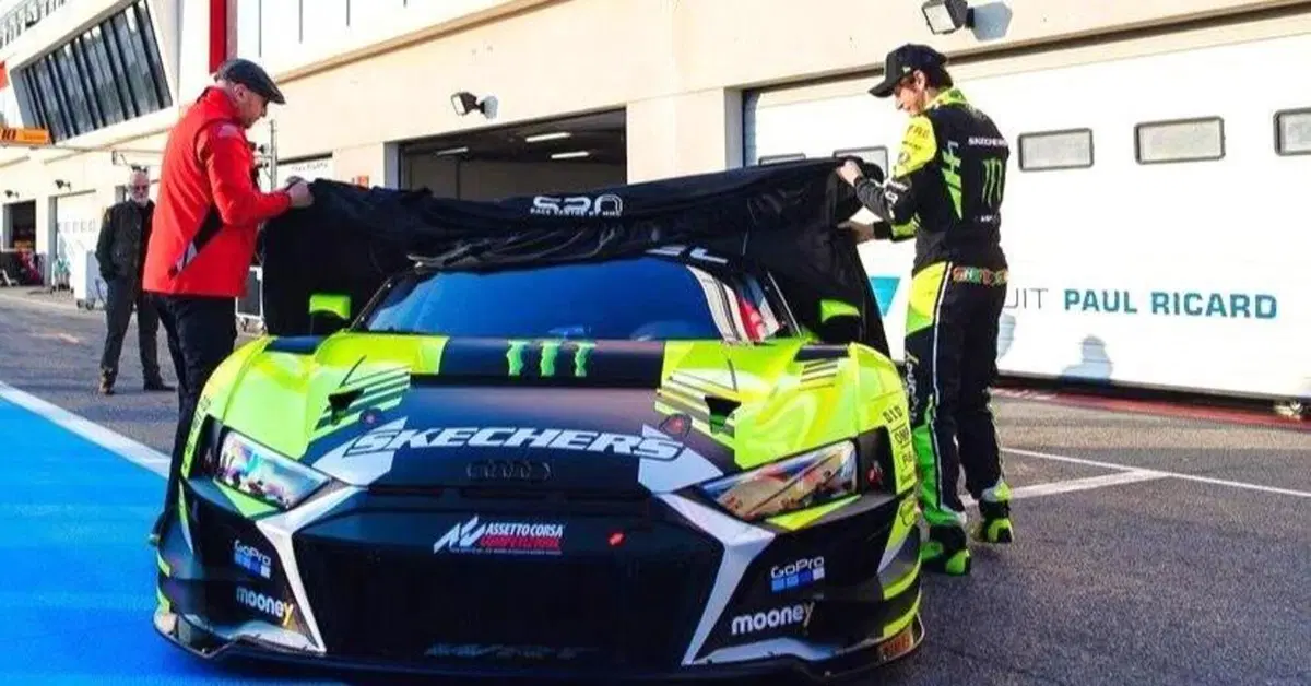 Gialla e nera, svelata la livrea dell'Audi di Valentino Rossi