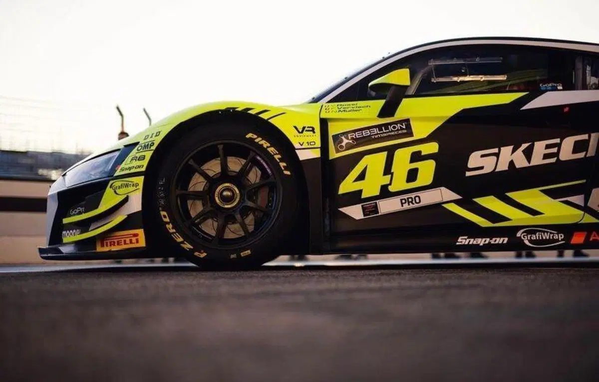 Gialla e nera, svelata la livrea dell'Audi di Valentino Rossi (4)