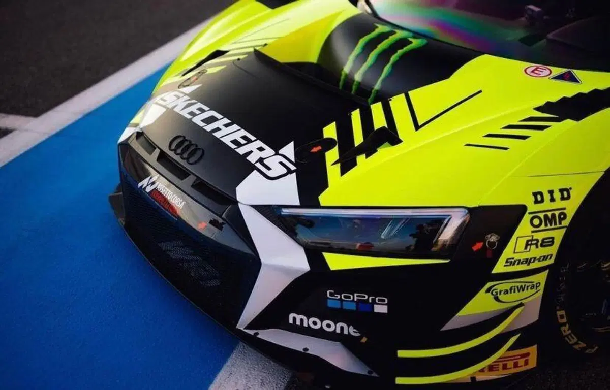 Gialla e nera, svelata la livrea dell'Audi di Valentino Rossi (5)