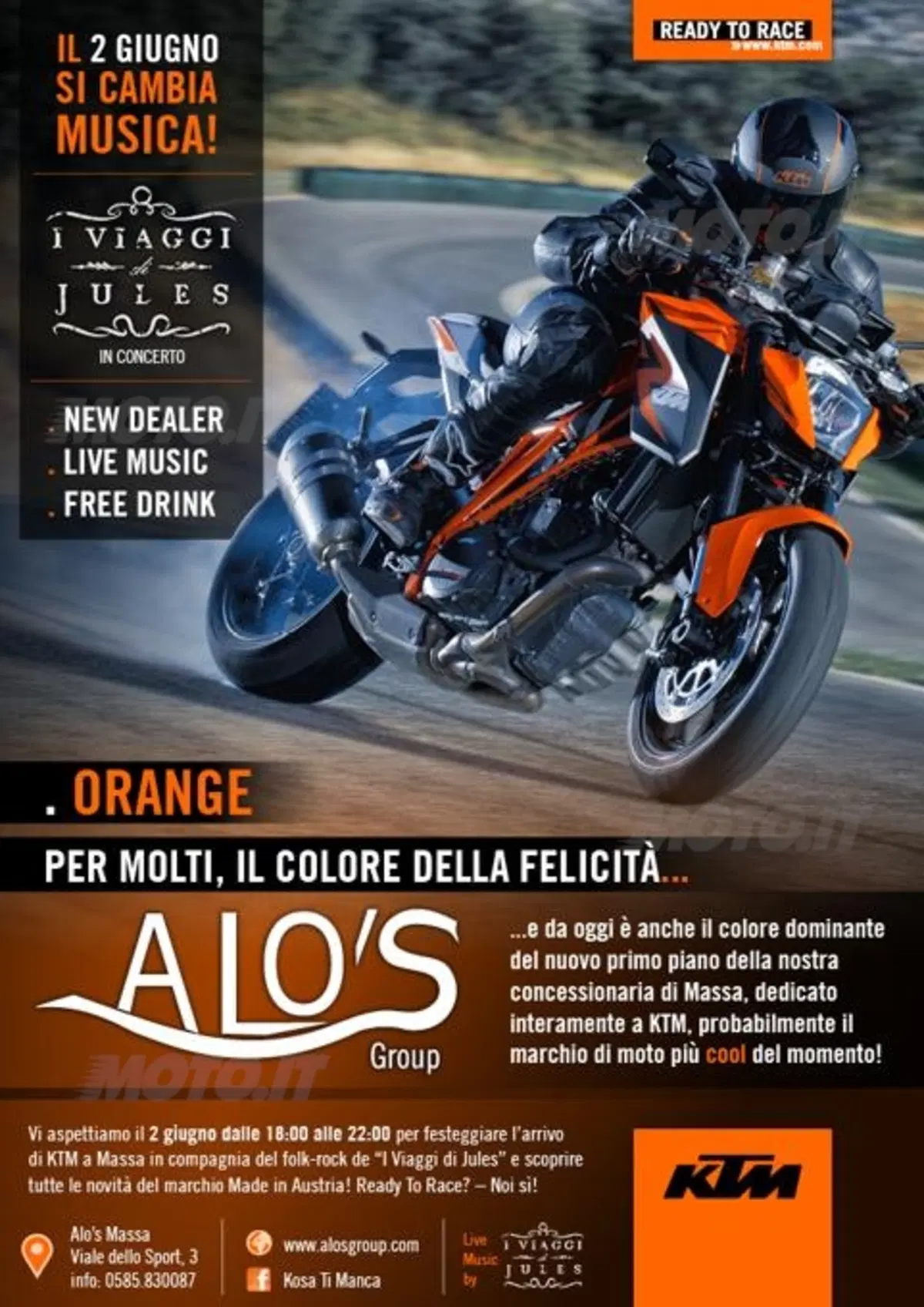 Alo's Group apre un nuovo concessionario KTM a Massa