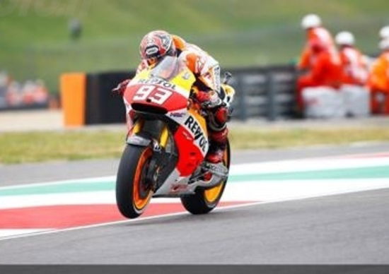 Marquez e il maltempo firmano il venerdì del Mugello