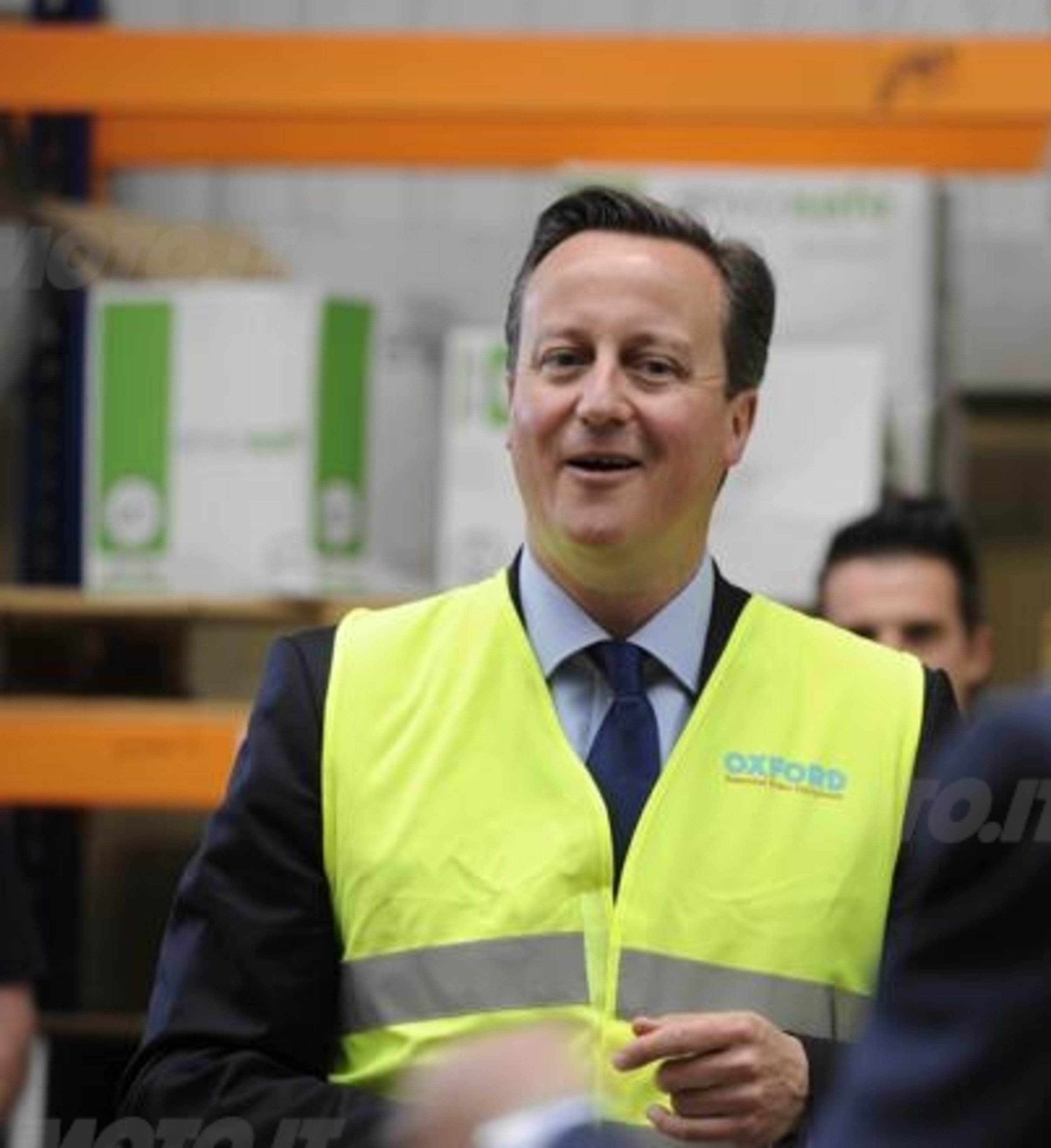 Il Primo Ministro Cameron all&rsquo;apertura della nuova sede Oxford Products