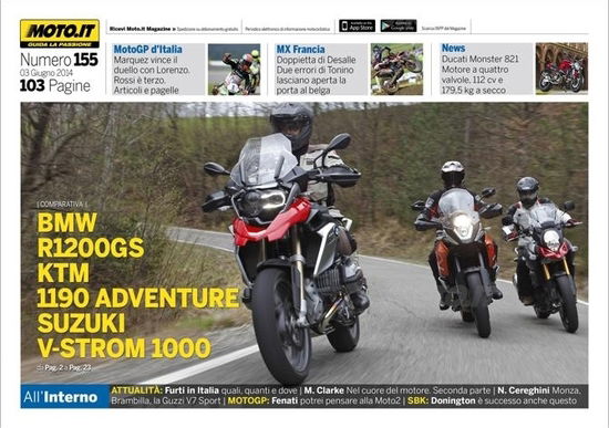 Magazine n°155, scarica e leggi il meglio di Moto.it