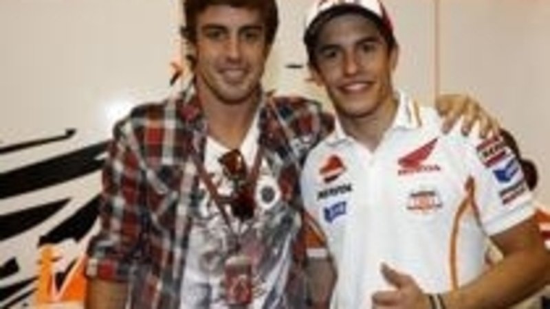 Alonso: &quot;La MotoGP dal vivo fa impressione&quot;