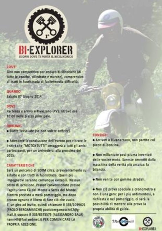 Bi-Explorer, tassello e forchetta