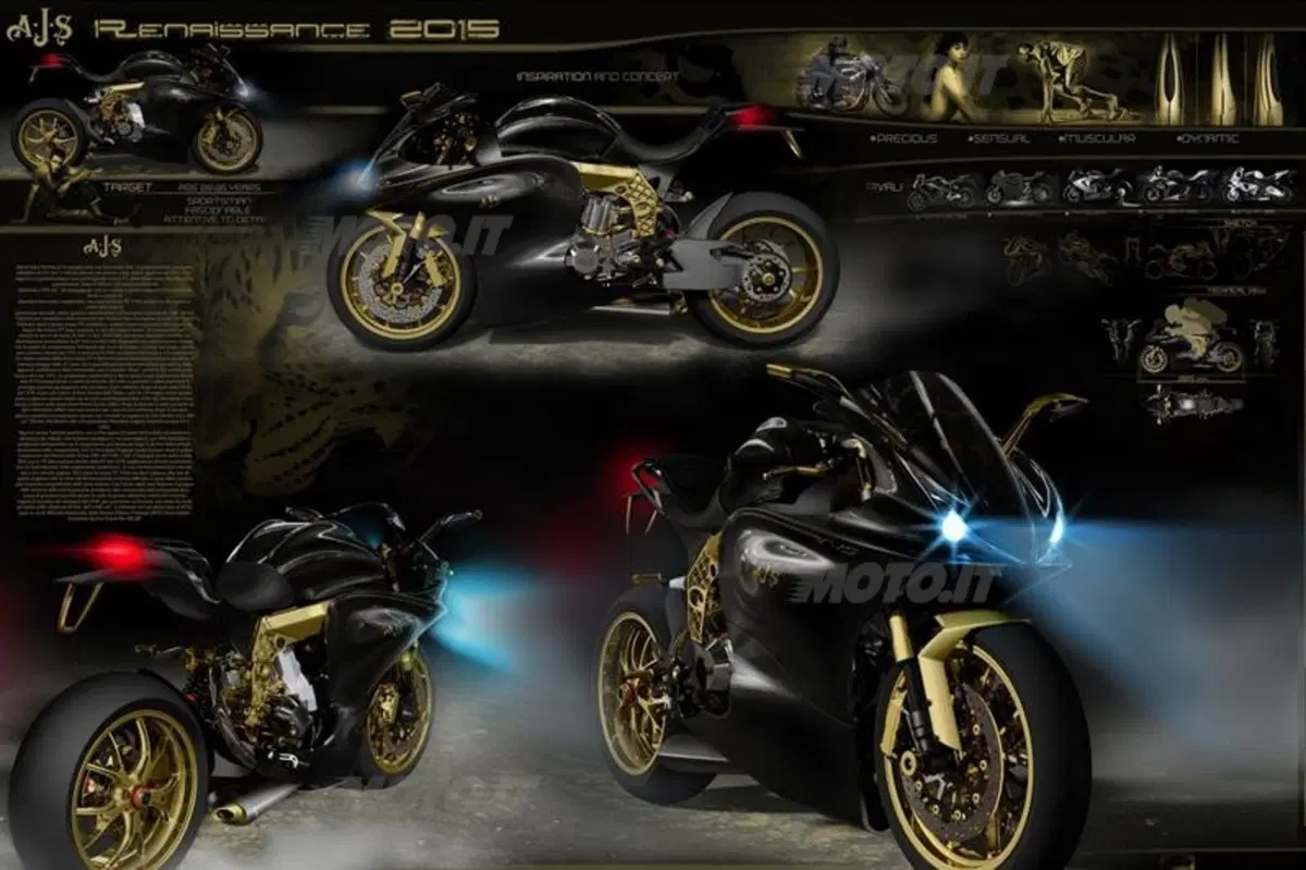 AJS, studio di design per una supersportiva (2)