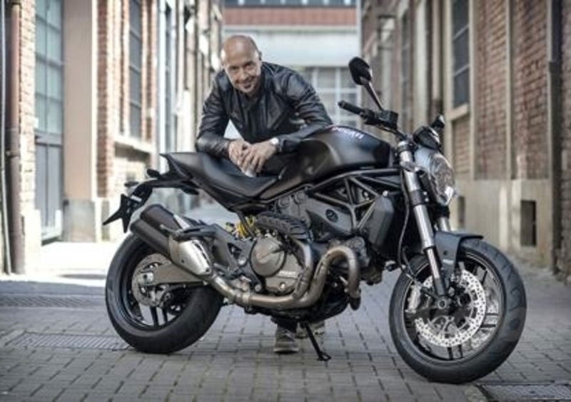 Joe Bastianich ritira la sua Ducati Monster 821