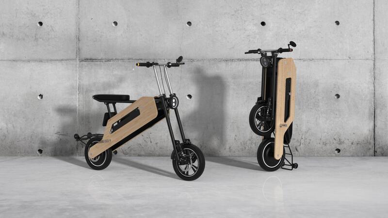 Reinova To-Move: scooter elettrico, pieghevole e in bamb&ugrave;