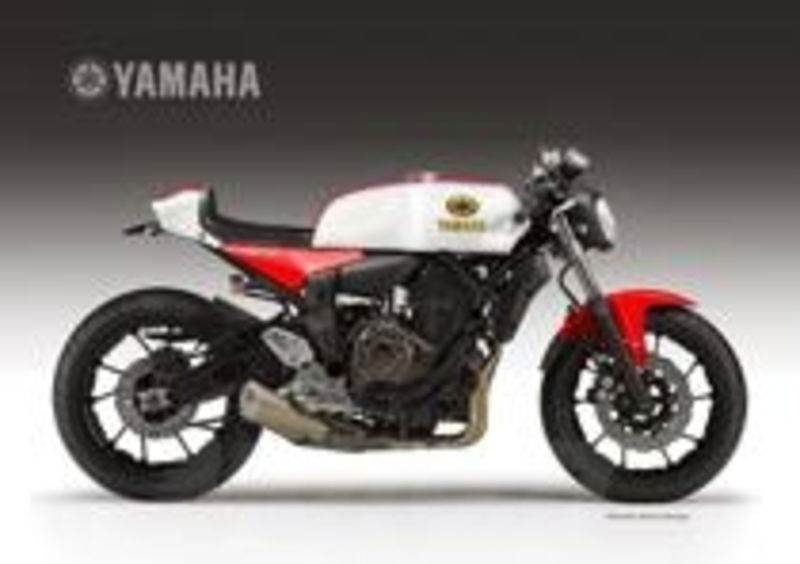 La MT-07 caf&amp;eacute; racer immaginata da Oberdan Bezzi
