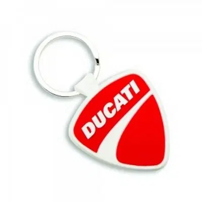 Portachiavi in gomma Scudetto Ducati