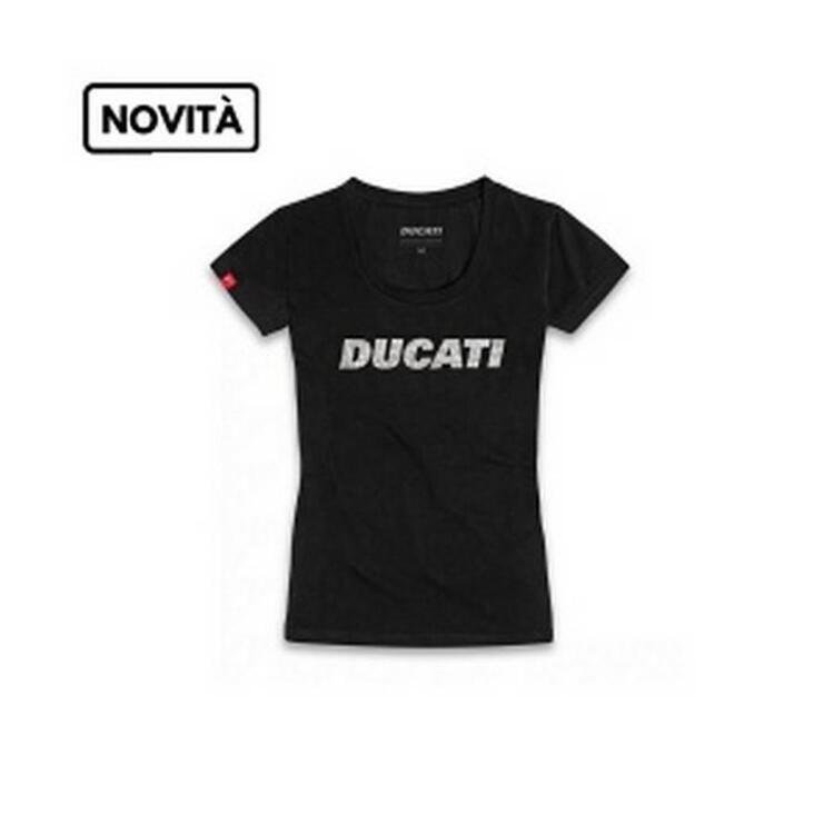 Ducatiana 2.0 - T-shirt Nera Ducati Donna