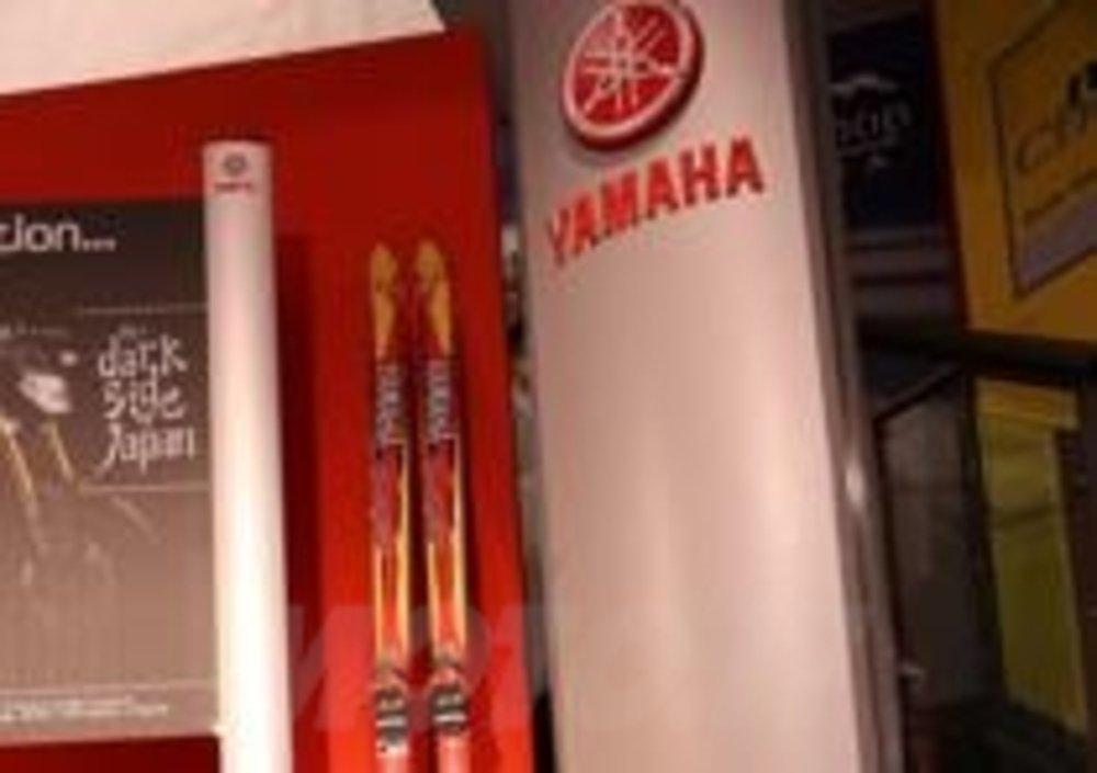 Gli sci Yamaha acquistati da Buratti in Giappone
